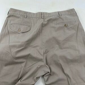 VTG Polo by Ralph Lauren Baggy Beige PANTS Actual 36x32 Men Cuffed Chino Pleated